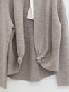 SWAYING 25 Autumn and Winter Lapel Twisted Cashmere Blend Cardigan SW-SW25AW1T33C2S2-TUO Camel